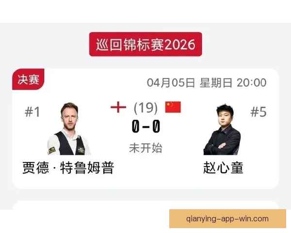 赵心童8连鞭击败希金斯挺进决赛 与特鲁姆普争夺世界冠军 荣膺6次决赛全胜纪录